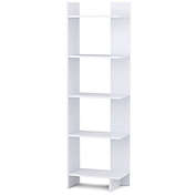 Costway-CA 5-tier Freestanding Decorative Storage Display Bookshelf