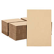 Juvale Corrugated Cardboard Divider Sheets, 4x6 Backing Board for Shipping Supplies (200 Pack)