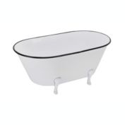 Cheungs Traditional Metal Tub decor White - Large