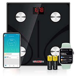 5 Core Inc Smart Digital Bathroom Weighing Scale with Body Fat and Water Weight for People, Bluetooth BMI Electronic Body Analyzer Machine, 400 lbs.5 Core