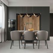 Stock Preferred LED Chandelier Pendant Island in Black