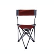Travel Chair Powder Coated Frame Ultimate Slacker with Integrated Carry and Closure Strap -Red