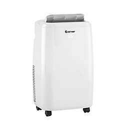 Costway 1,2000 BTU Portable Air Conditioner Multifunctional Air Cooler with Remote-White
