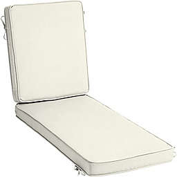 Arden ProFoam EverTru Acrylic 72 x 21 x 3.5, Outdoor Chaise Lounge Cushion, Cream