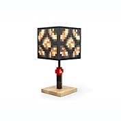 Minecraft Glowstone 14 Inch Corded Desk LED Night Light - Decorative, Fun, Safe & Awesome Bedside Mood Lamp Toy for Baby, Boys, Teen, Adults & Gamers - Best for Home&#39;s Bedroom, Living Room Or Office