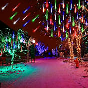 Donwell-tech 144 LED Solar Lights Meteor Shower Rain Tree String Light Garden