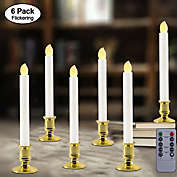 Kitcheniva 6-Pieces Flameless Candle Lights Remote Battery Operated