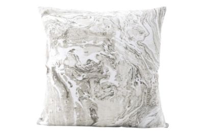 Anaya Home Grey Marbled Printed Down Alternative 20x20 Pillow