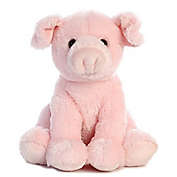 Aurora 11&quot; Pink Pig Plush Stuffed Animal