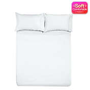 Kitcheniva 4-Pieces Queen Size Bed Sheet Set Bed Linens, White