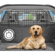 Arf Pets Dog Car Barrier for SUV's, Cars & Vehicles, Trucks, Adjustable Large Pet Barrier, Heavy-Duty Wire Mesh- Universal Fit Vehicles Divider