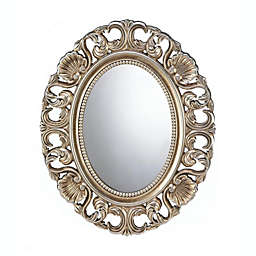 Koehler Home Decorative Gilded Oval Wall Mirror
