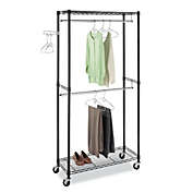 Inq Boutique Closet Organizer Garment Rack Clothes Hanger Home Shelf Heavy Duty Furniture Garment Racks RT