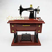 Hooya Imp.& Exp. Sewing Machine Music Box Home Decoration Valentines Day Gift for Girlfriend