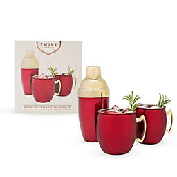 Red Mule Mug & Cocktail Shaker Gift Set by Twine®