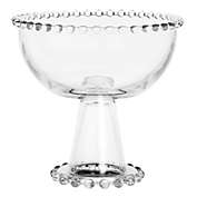 Gibson Home Sereno 8 Inch Pedestal Glass Trifle Bowl
