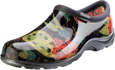 Sloggers Women's Waterproof Rain & Garden Shoe,  Midsummer Black - Size 8