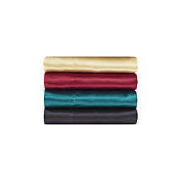 Madison Park Essentials. 100% Polyester Solid Satin Pillow Case.