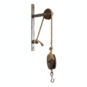 Slickblue Pulley Mounting Bracket (Set of 2 )16"L Metal/Wood