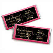Big Dot of Happiness Girls Night Out - Candy Bar Wrappers Bachelorette Party Favors - Set of 24