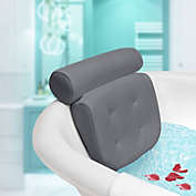 Infinity Merch Comfortable Bath Pillow, 3D Breathable Mesh Spa with Suction Cups