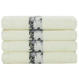 PiccoCasa Soft Cotton 2 Piece Bath Towel for Bathroom, Viscose Cotton Blended Soft and Highly Absorbent Bath Towels Washcloths Quick Dry Shower Towels, 27