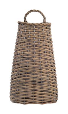 Melrose Decorative Wall Basket (Set Of 6) 14"H Willow