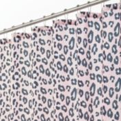 mDesign Modern Decorative Geometric Herringbone Print Shower Curtain