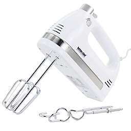 Better Chef 250 Watt MegaMix 5 Speed Hand Mixer in White