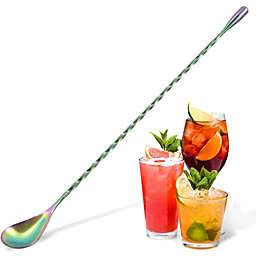 Zulay Kitchen Cocktail Spoon - Rainbow
