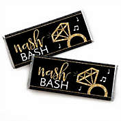 Big Dot of Happiness Nash Bash - Candy Bar Wrapper Nashville Bachelorette Party Favors - Set of 24