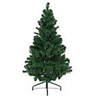Alternate image 0 for Sunnydaze Indoor Artificial Unlit Canadian Pine Full Christmas Tree with Metal Stand and Hinged Branches - 4&#39; - Green