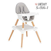 UBesGoo 5-in-1 Baby High Chair Infant Eat Chair with Booster Seat,Kid Table & Chair