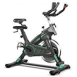 Costway Stationary Exercise Cycling Bike with 33lbs Flywheel for Home
