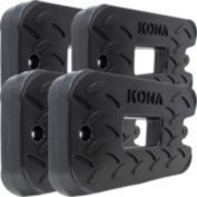 Kona Medium 2lb. Black Ice Pack for Coolers - Extreme Long Lasting (-5C) Gel, Just Add Water Before First Use - Refreezable, Reusable (4 Pack)