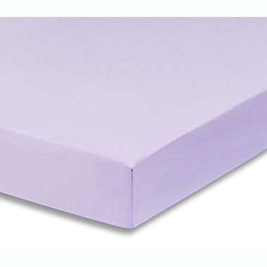 Everyday Kids Lavender Fitted Crib Sheet. View a larger version of this product image.