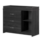 South Shore Tassio Changing Table - Gray Oak