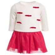 First Impressions Kid&#39;s Baby Girls Bow & Tulle Tutu Dress Red Size 6