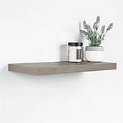 ITY International - Individual Wooden Floating Shelf, 31.5&quot; x 9.25&quot; x 1.5&quot;, Taupe Gray