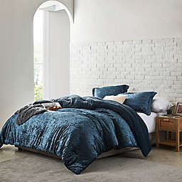 Byourbed Velvet Crush Oversized Coma Inducer Comforter - Queen - Champagne Navy