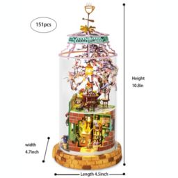 DIY 3D Mysterious World Clear Tower Puzzle