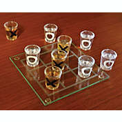 Meridian Point Shot Glass Tic Tac Toe Game Portable Drinking Game