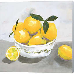 Great Art Now Lemons by Isabelle Z 24-Inch x 24-Inch Canvas Wall Art
