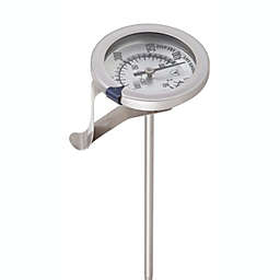 Crestware Deep Fry/Jelly/Candy Thermometer 100 degree - 400 degree F with Attached Clip