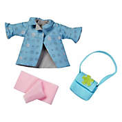 HABA Autumn Wind Accessory Set - Coat, Hat and Scarf for 12 - 13.5&quot; Soft Dolls