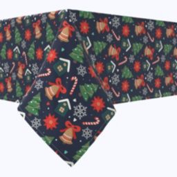 Fabric Textile Products, Inc. Rectangular Tablecloth, 100% Cotton, 60x104