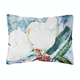 Caroline's Treasures Flower - Magnolia Canvas Fabric Decorative Pillow 12 x 16