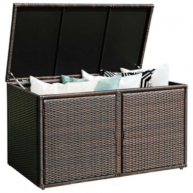 Hooya Imp.& Exp.  88 Gallon Garden Patio Rattan Storage Container Box. View a larger version of this product image.