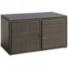 Alternate image 2 for Hooya Imp.& Exp.  88 Gallon Garden Patio Rattan Storage Container Box