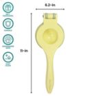 Alternate image 1 for Baker's Secret 2-1 Citrus Squeezer Stainless Steel Heavy Dut,y 11" Kitchen Essential, Lemon Lime Juicer Green